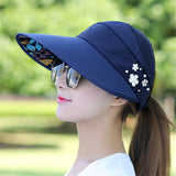 Sun protection hats for women, sun protection, beautiful ponytail
