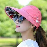 Sun protection hats for women, sun protection, beautiful ponytail
