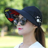 Sun protection hats for women, sun protection, beautiful ponytail