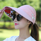 Sun protection hats for women, sun protection, beautiful ponytail