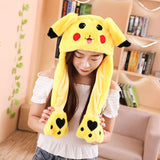 Movable hats for girls, cute and funny animal shapes