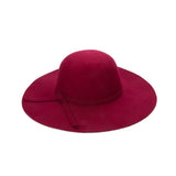 Simple hat for women, with wide brim helps shade, soft material, black and other colors
